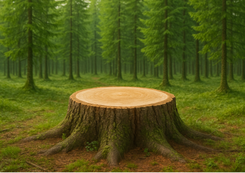 Nodokļi, pārdodot meža ciršanas tiesības